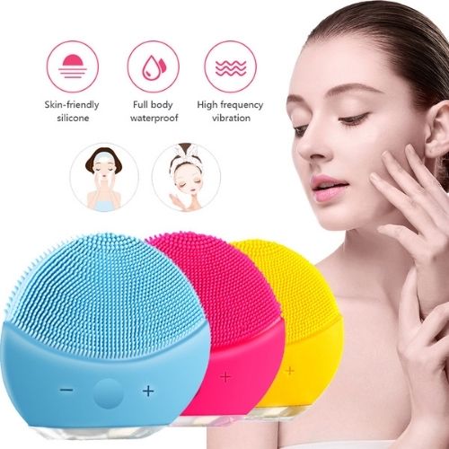 Facial Vibrating Cleansing Brush Silicone
