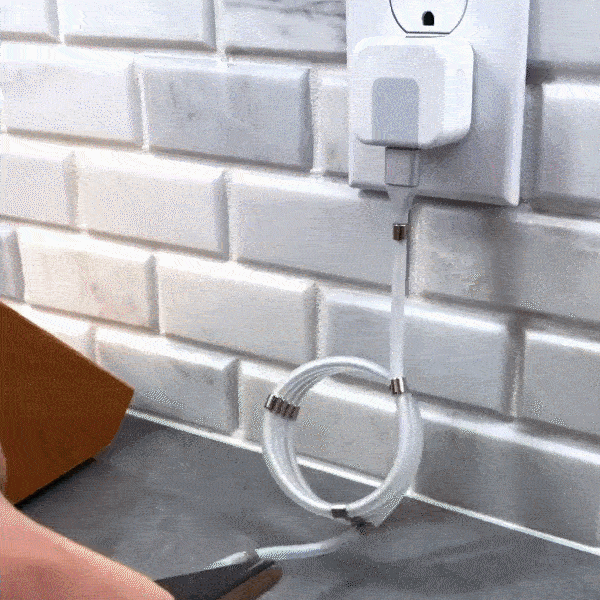 Self-Winding Magnetic Phone Charging Cable