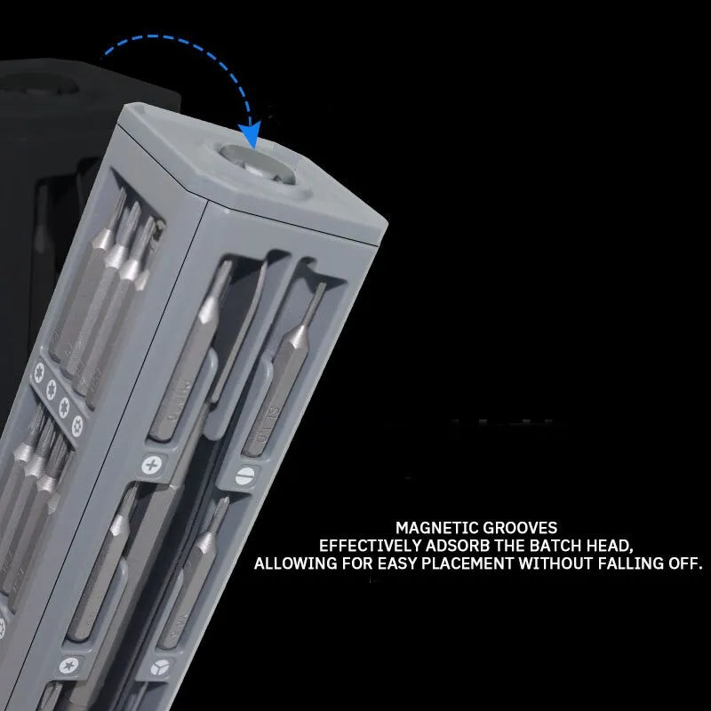 44-in-1 Precision Screwdriver Set with Magnetic Bits
