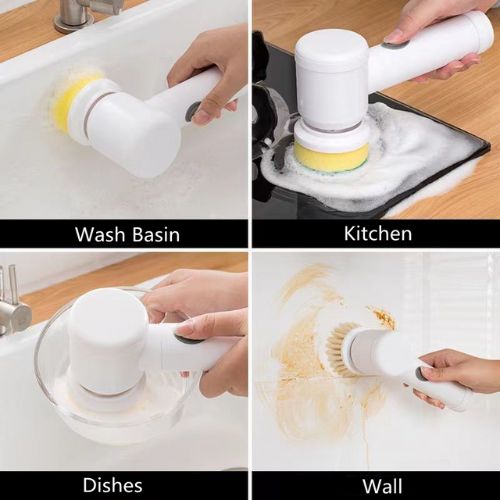 TriClean 3-in-1 Electric Cleaning Brush